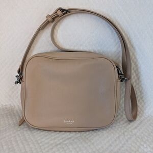 Botkier Beige Chelsea Leather Camera Crossbody Bag *Interior Tear Flaw